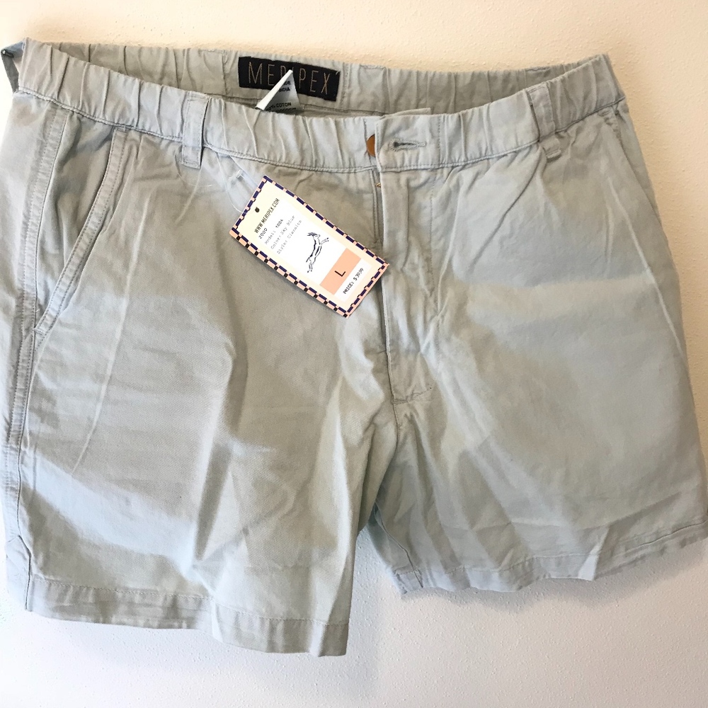 Meripex Men's 5.5" Inseam SKY BLUE Short NWT